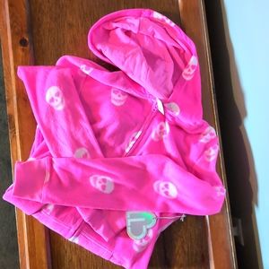 NWT Pink Skull Onesie